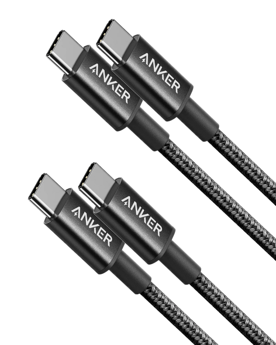 Anker USB-C to USB-C Cable (3.3 ft, 60W, Braided)