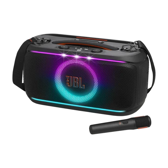 JBL PartyBox On-The-Go 2 Speaker with Wireless Mic