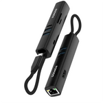 Porodo 8-in-1 Multi-Port USB Hub