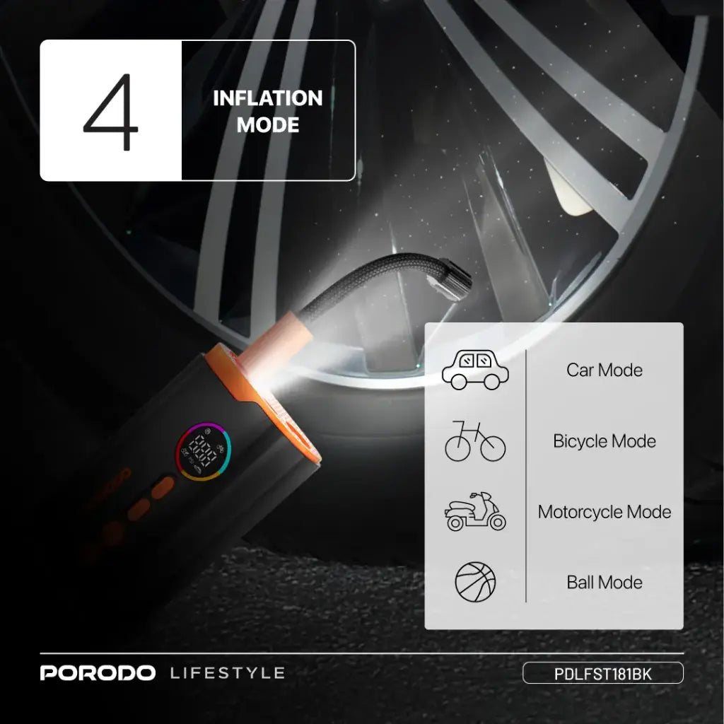Porodo Lifestyle Electric Air Inflator