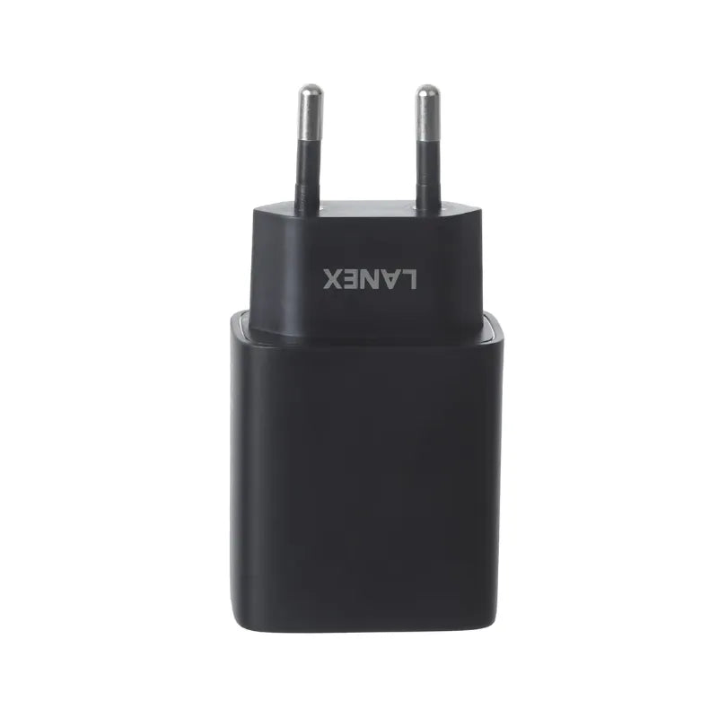 Lanex LC40 Wall Fast Charger, 2 Ports, 33 Watt - Black